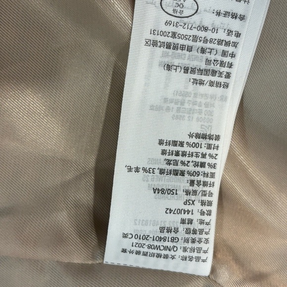 Abercrombie & Fitch Plaid Wool-Blend Dad oversized Blazer - XSP - Picture 8 of 8